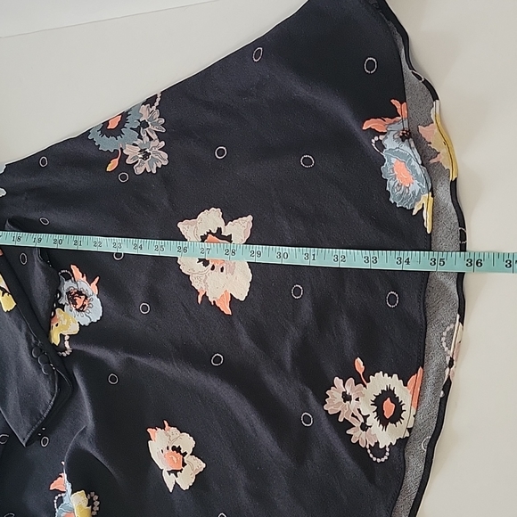 New Free People Womens Sunshadows Split-Sleeve Mini Dress Size 8 - Picture 14 of 16